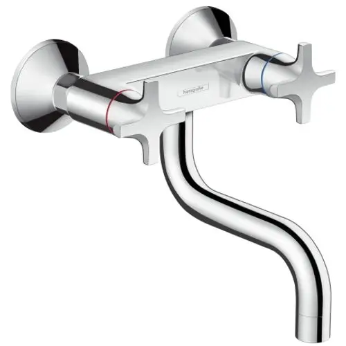 Hansgrohe HG Zweigr.Spültischarmatur Logis M32 Wandmodell 1jet chrom, 71287000, Artikel in Kategorie
